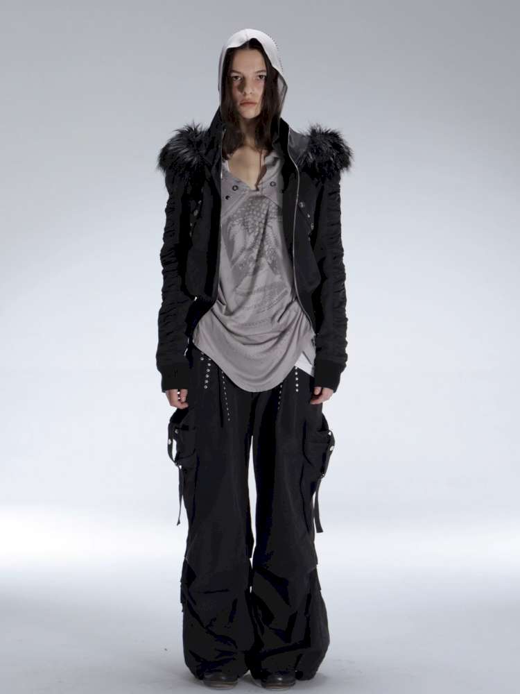 Armor Hooded Drape Lightweight T-Shirt【s0000014715】