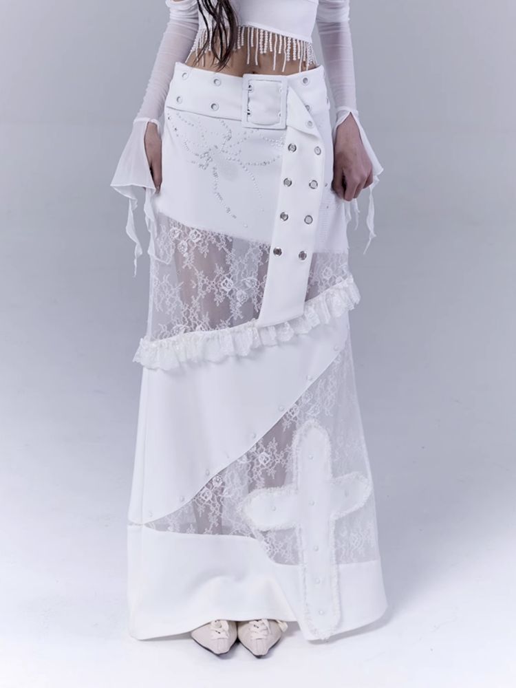 Low waist thin straight long skirt【s0000012381】