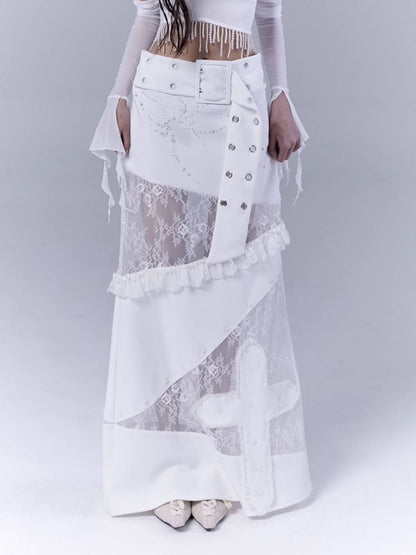 Low waist thin straight long skirt【s0000012381】