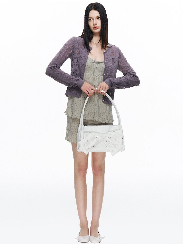 Openwork Cherry Blossom Cardigan【s0000015877】