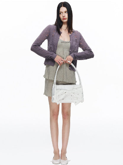 Openwork Cherry Blossom Cardigan【s0000015877】