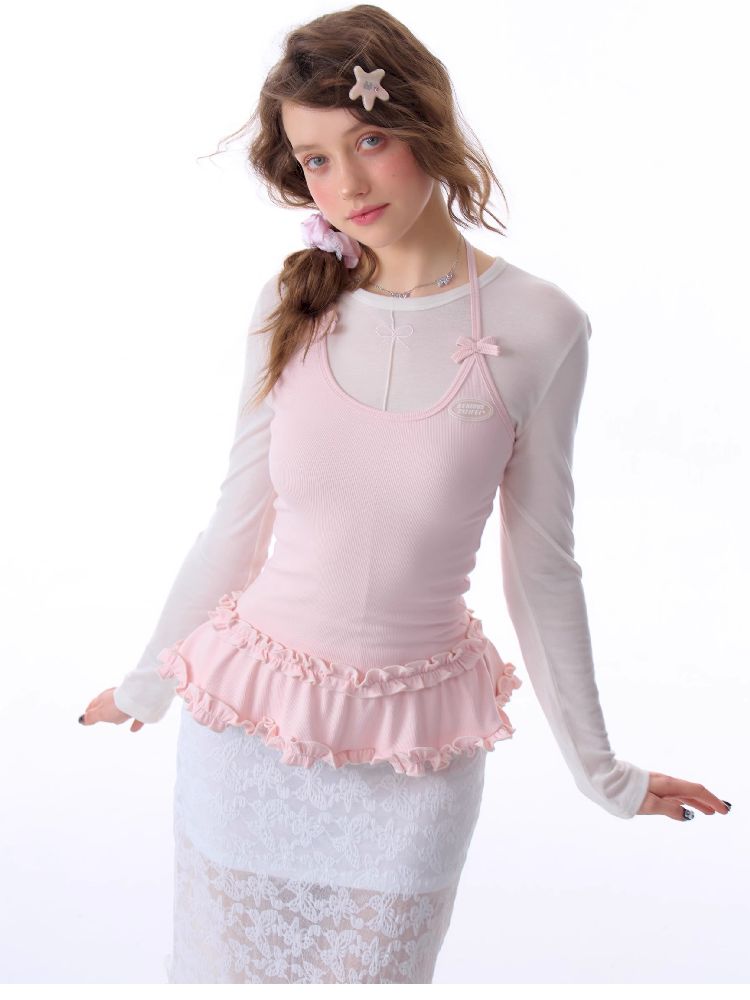 Knit Neck Vest Camisole【s0000012247】