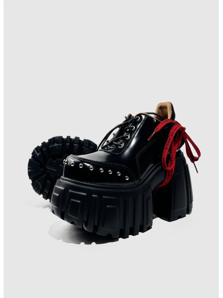 Studded Y2K Muffin Platform Shoes【s0000015714】