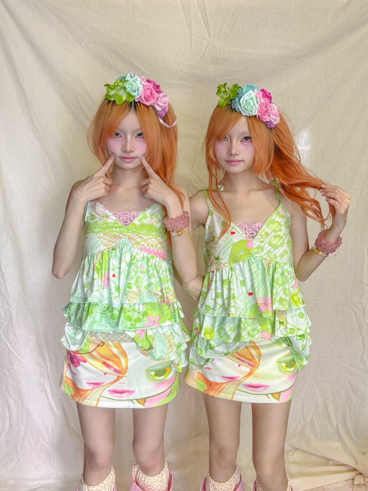 Multi-Layer Cake Lace Camisole【s0000013229】