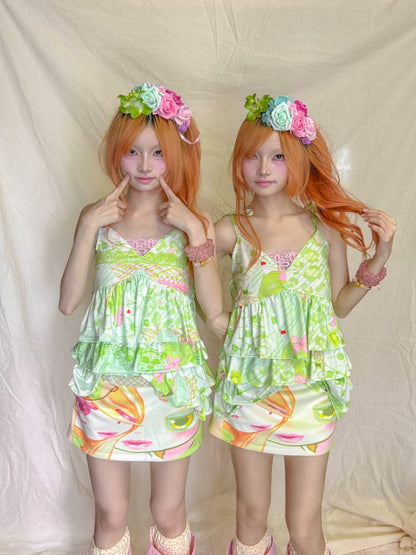 Multi-Layer Cake Lace Camisole【s0000013229】