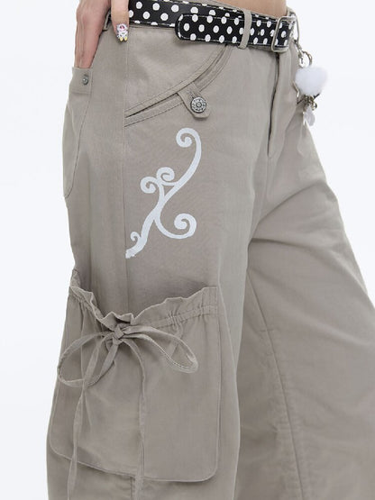 Vine Shirring Pleats Cargo Pants【s0000016376】