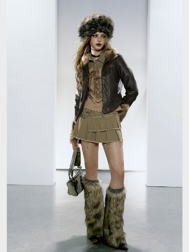 Shirt collar splicing T-shirt【s0000005151】