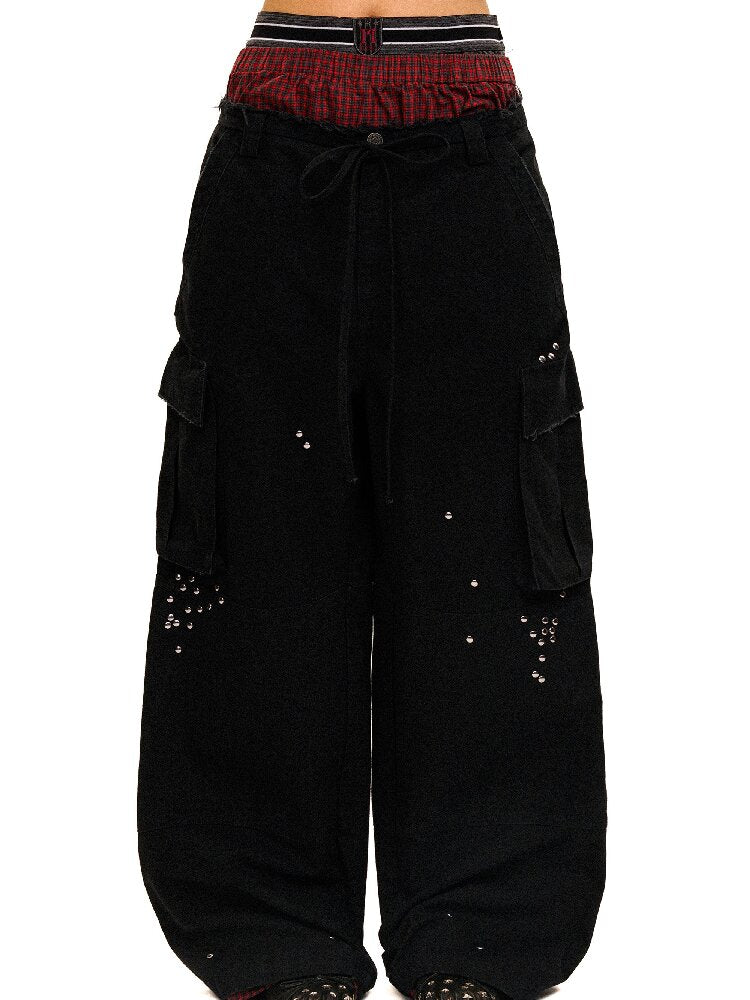 College Bandeau Suspender Pants【s0000016438】