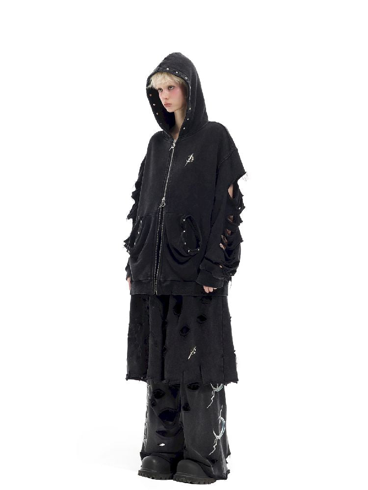 Hooded Cardigan Sweatshirt【s0000012070】