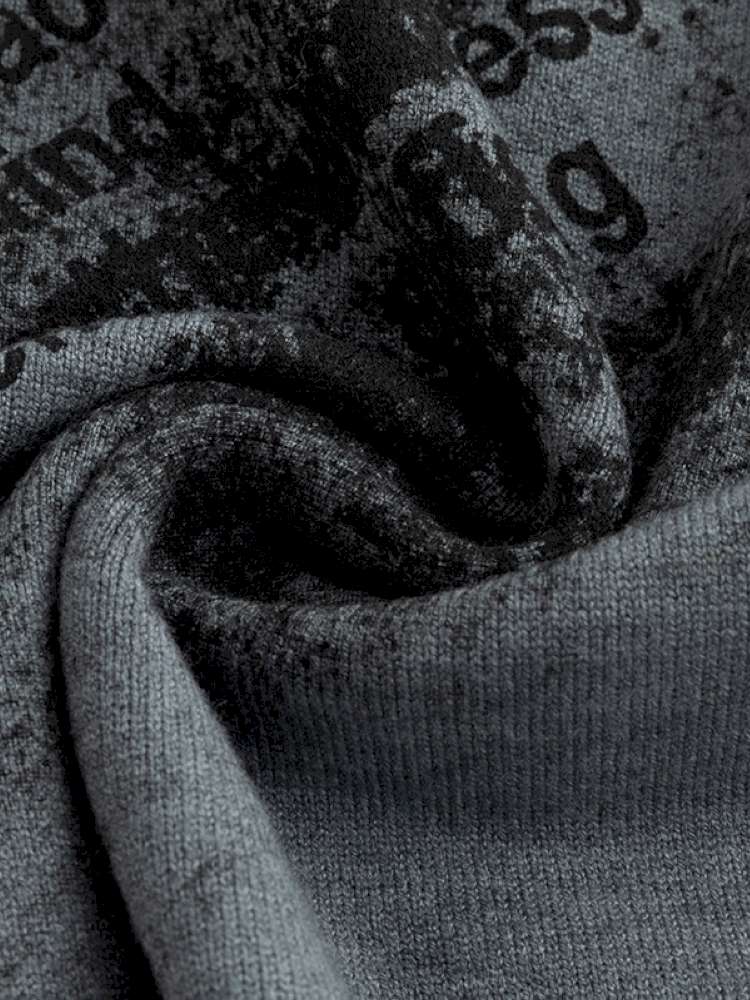 Graffiti Bat Sleeve Pleated Sweater【s0000014669】