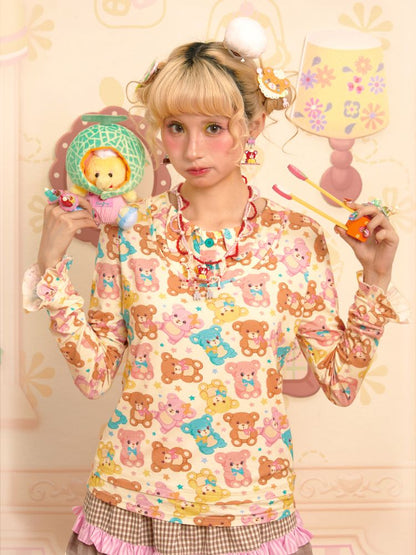 Long Sleeve Stretch Bottom Innerwear【s0000013698】