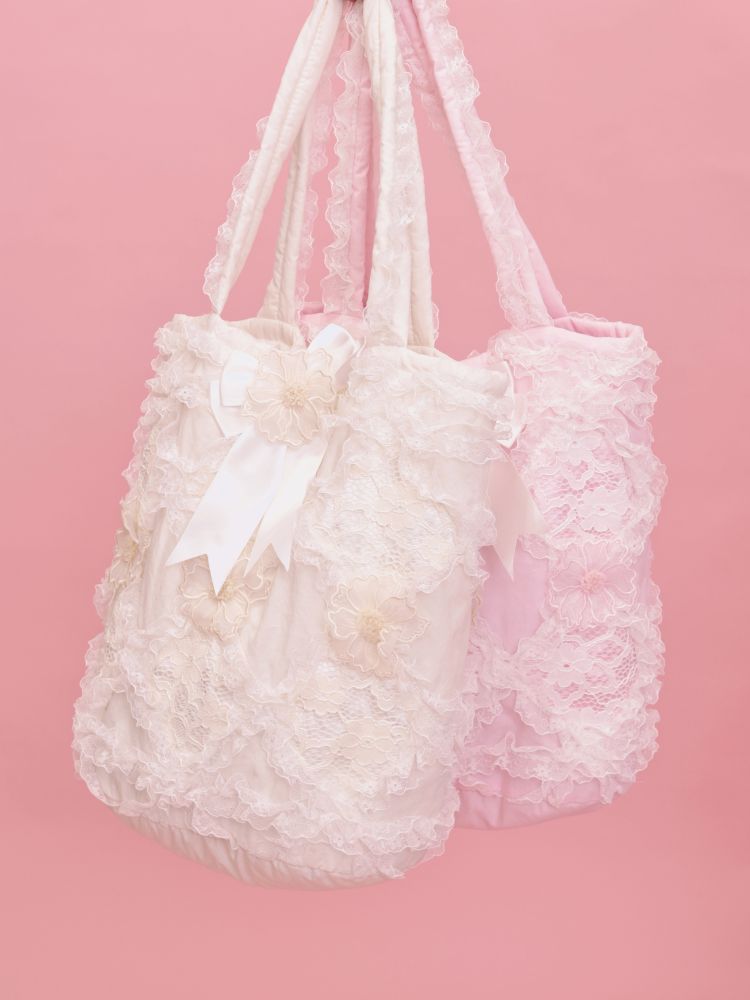 Embroidery sandwich cotton shoulder bag【s0000013499】