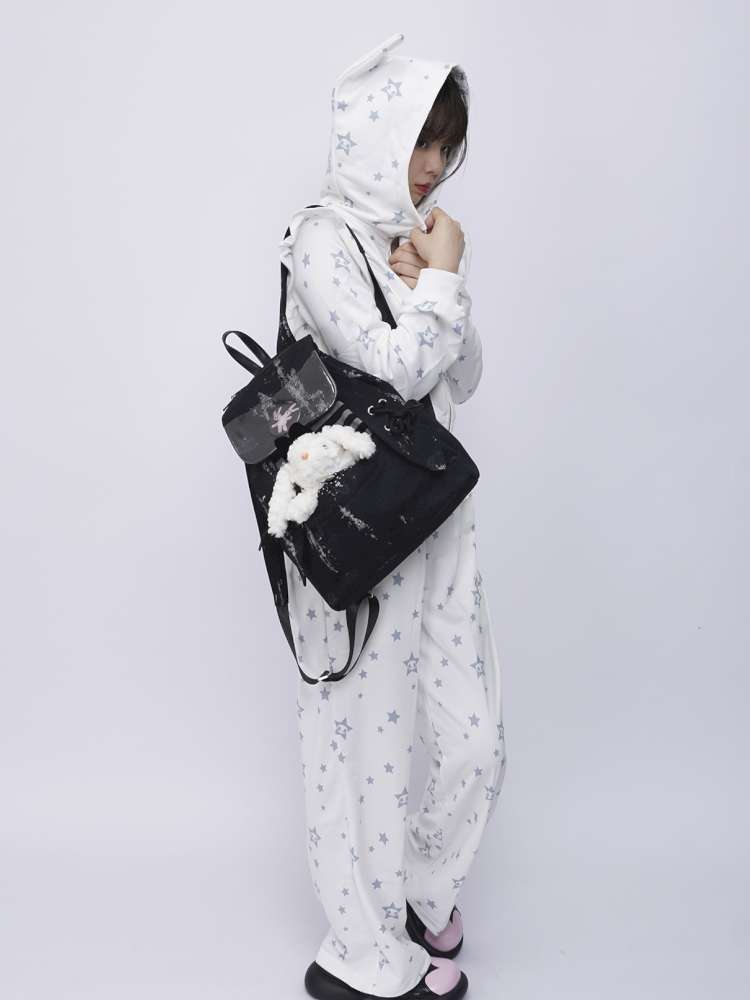 Rabbit Ears Pain Cute Backpack School Bag【s0000014617】