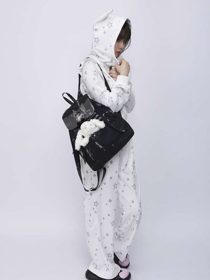 Rabbit Ears Pain Cute Backpack School Bag【s0000014617】