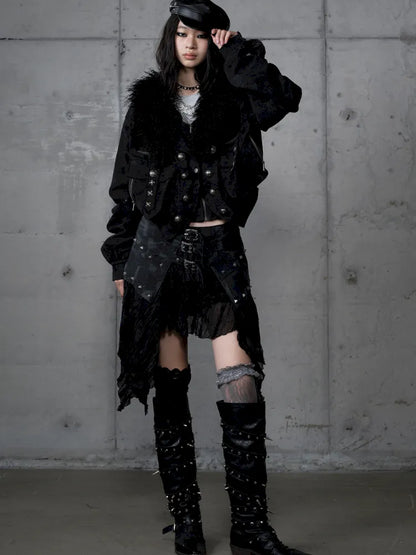 Faux Two-Piece Functional Jacket【s0000014115】