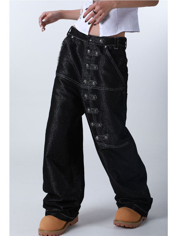 Silver Filigree Topstitch Jeans【s0000016295】