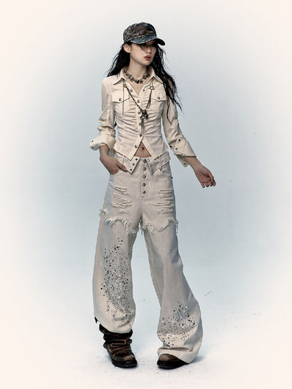 Loose Wide Leg Pants【s0000011433】