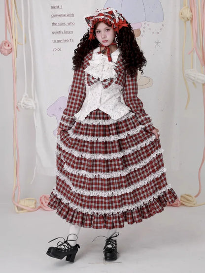 Lolita Showa-Era Girl Adorable Niche Half-Skirt【s0000014105】