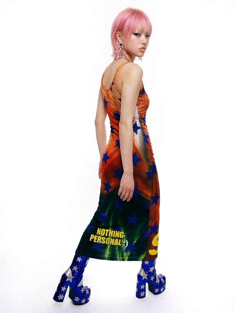 Original Design Slim Vest Long Dress【s0000017403】