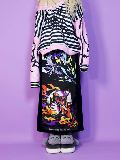 Pokemon Drawstring Sweat High Waist Skirt【s0000014868】