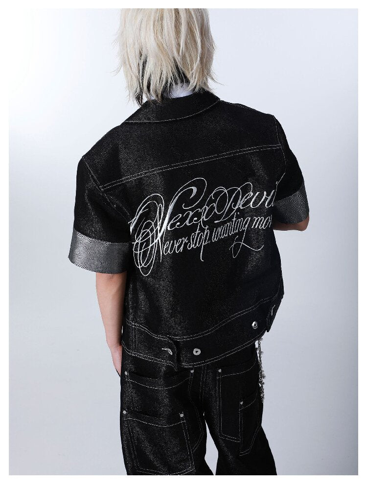 Silver Thread Raw Denim Cow Jacket【s0000016294】