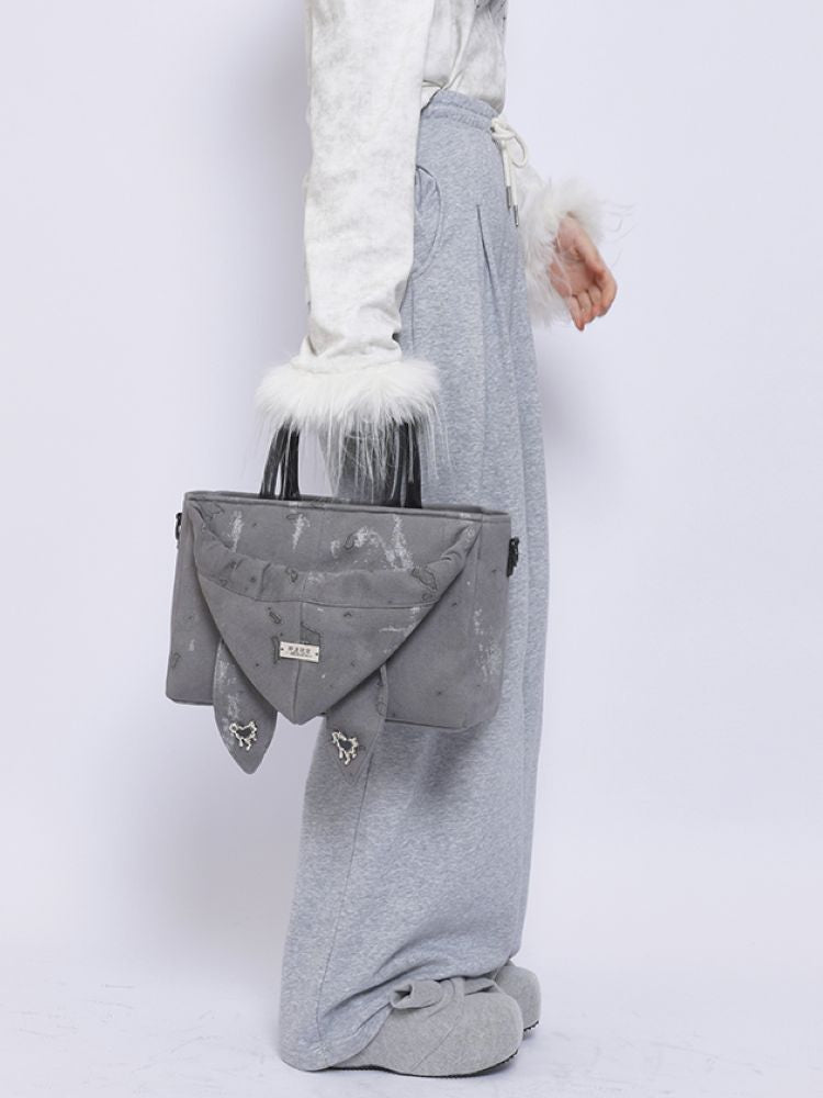 Wild Setting Rabbit Rabbit Tote Bag【s0000013259】