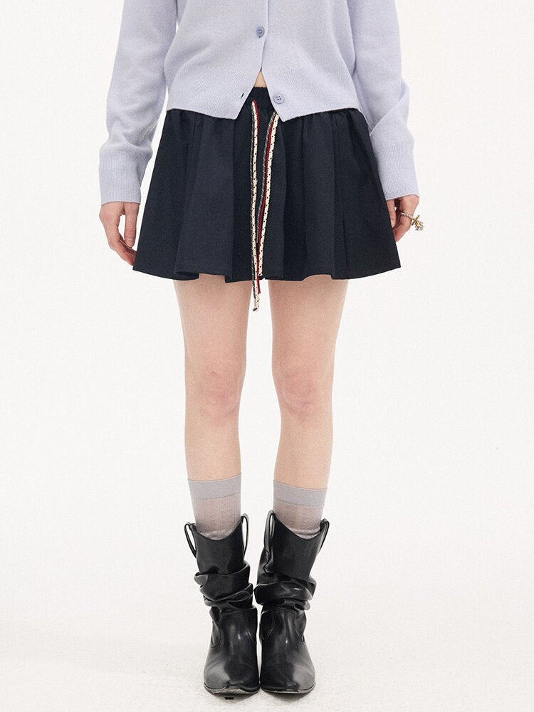 Elasticated Contrast Puffy Skirt【s0000015900】