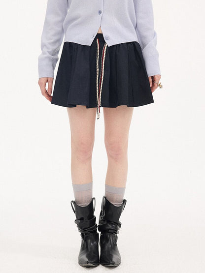 Elasticated Contrast Puffy Skirt【s0000015900】