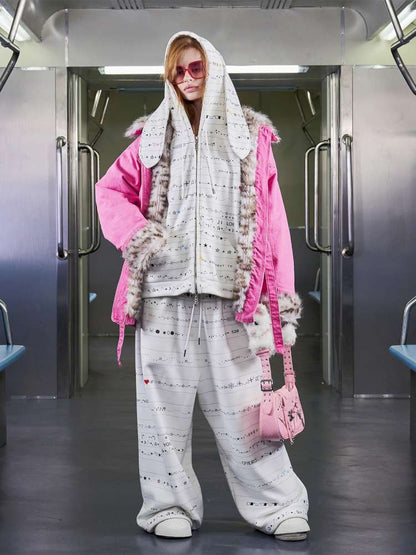 Leopard Print Paneled Denim Jacket【s0000014640】