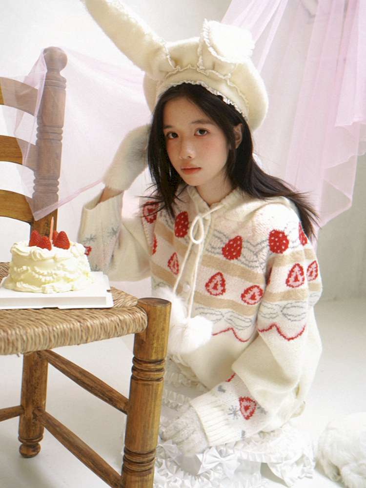 Mohair Knit Cardigan Jacket【s0000014533】