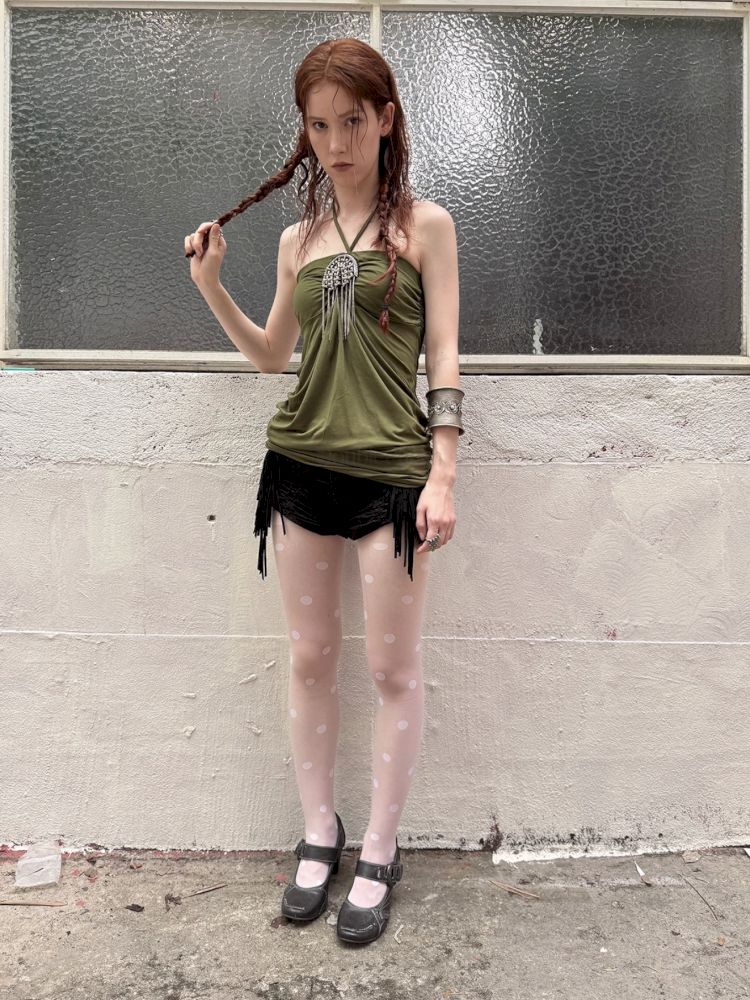 Strapless halter neck two-way vest【s0000012703】