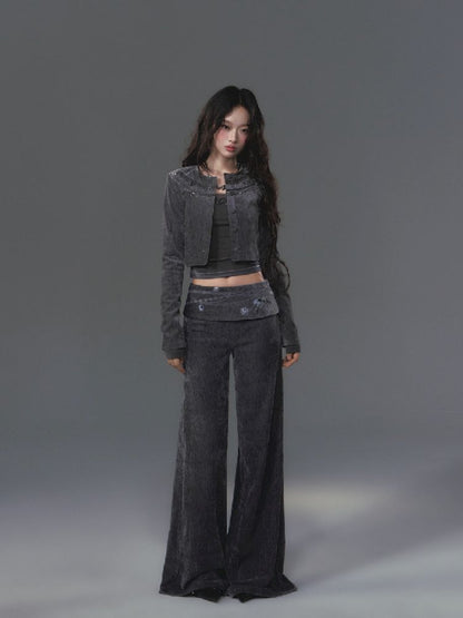 Slightly Flared Casual Pants [S0000010023]