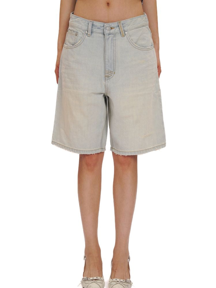 Spray horsey loose denim pants【s0000013442】