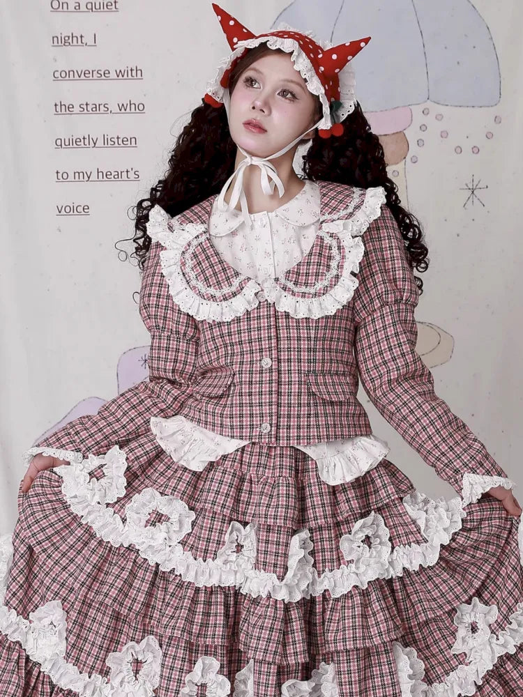 Old-fashioned Lolita cute girl niche top【s0000014103】