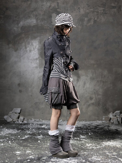 Fake Two Denim Patchwork Jacket【s0000015947】