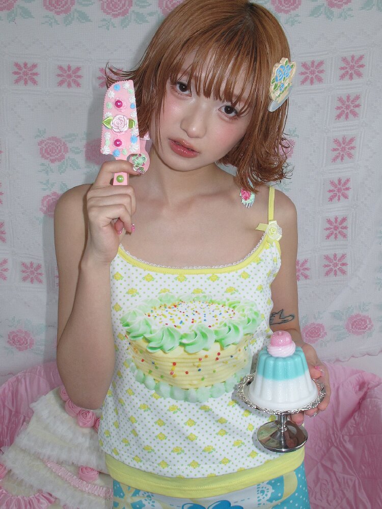 Rose Girl Printed Floral Strap【s0000017456】