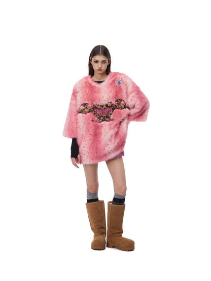 Thorn Leopard Embroidered Fur【s0000015128】