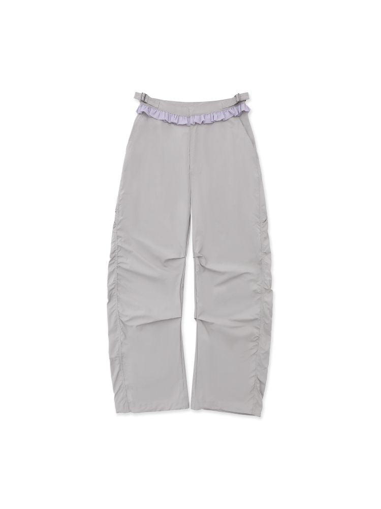 Natural Pleated Leisure Pants Sweat Suit【s0000012519】
