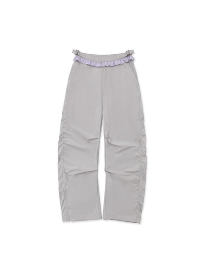 Natural Pleated Leisure Pants Sweat Suit【s0000012519】