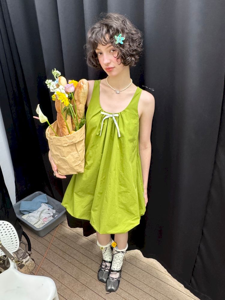 Pod Sleeveless Pocket Dress【s0000013372】
