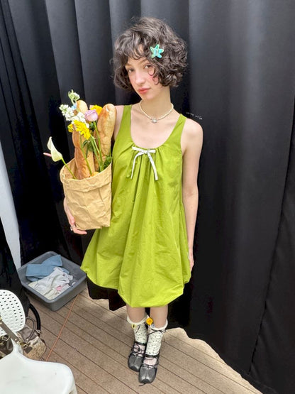 Pod Sleeveless Pocket Dress【s0000013372】