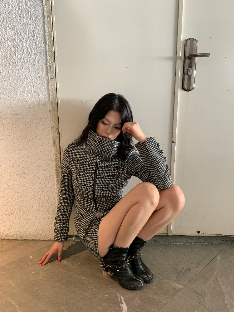 Punk Napoleon Collar Wool Set【s0000019006】