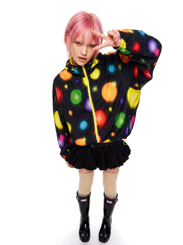 Teflon Retro Polka Dot Jacket【s0000017849】