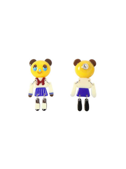 Jelly Bean Critter Stud Earrings【s0000015375】