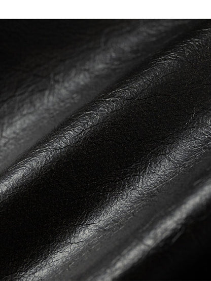 Fake Two Knight Leather Jacket【s0000015543】