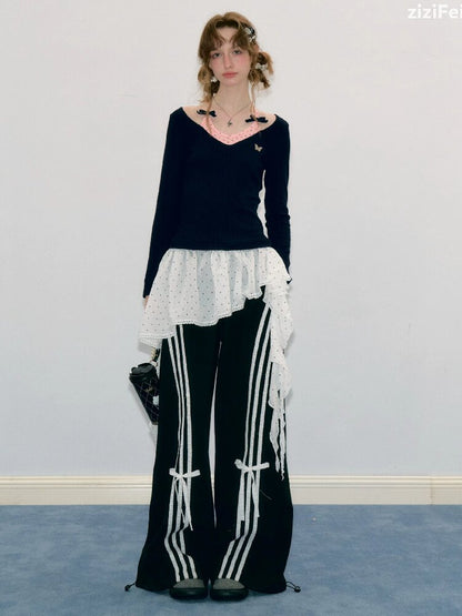 Sweet Cool Straight Wide Leg Pants【s0000017873】