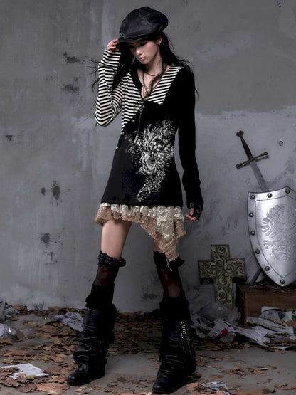 Five-Pointed Star Knit Base Top【s0000014655】