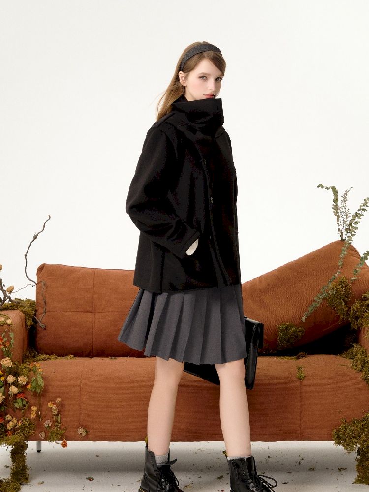 Korean style tweed jacket【s0000005163】