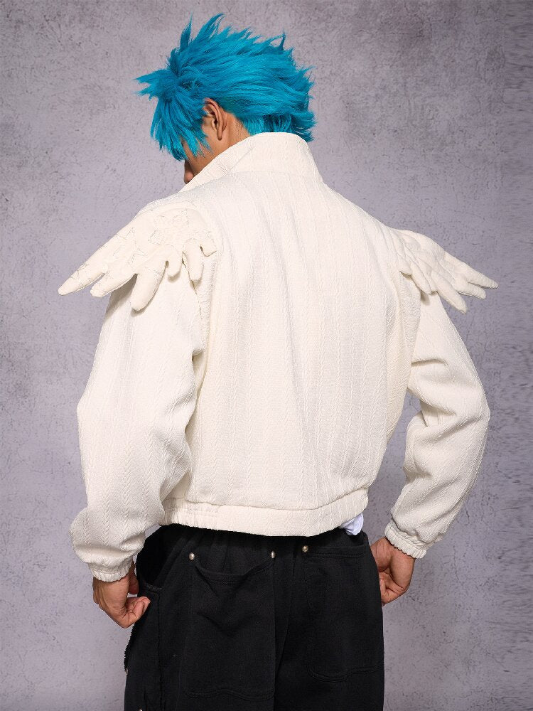 Knit Patchwork Rhinestone Jacket【s0000019148】