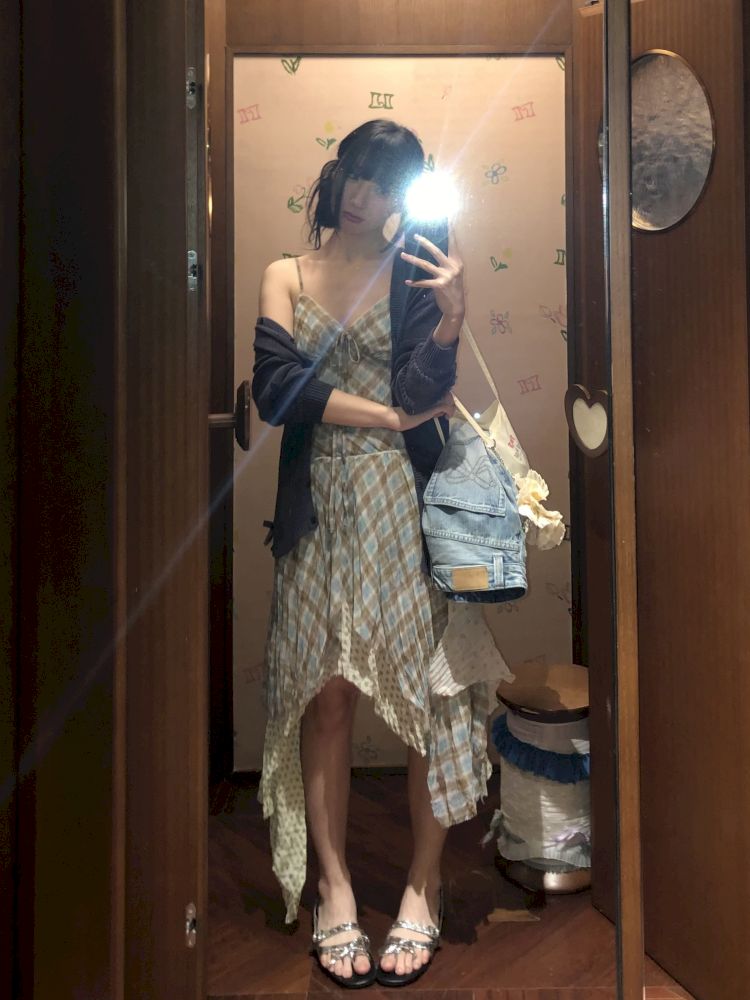 Layered hem irregular halter dress【s0000013449】